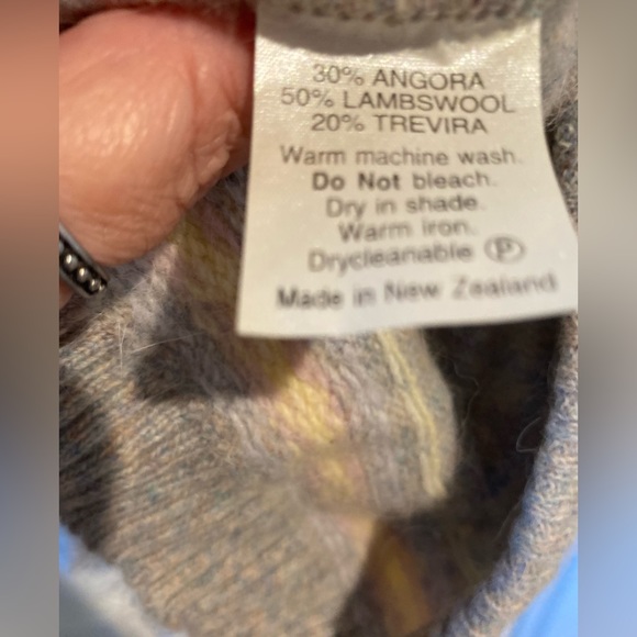 Vintage, Woolcraft, cardigan made in New Zealand, size XS, angora and lambs wool - Picture 4 of 7